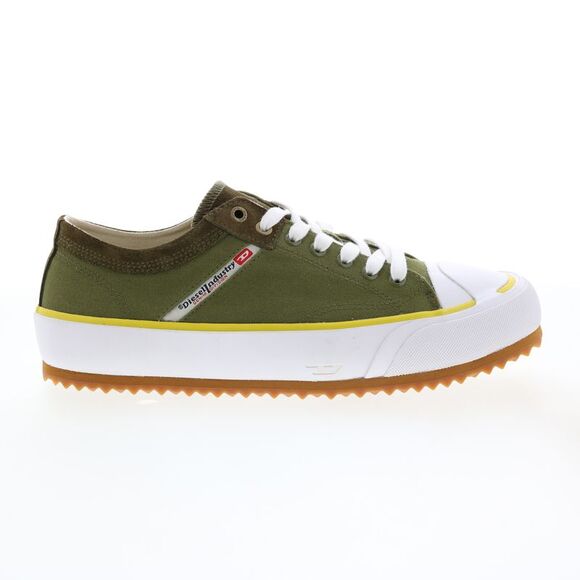 Diesel Mens S-Principia Low Green Shoes (NWT) - Picture 1 of 7